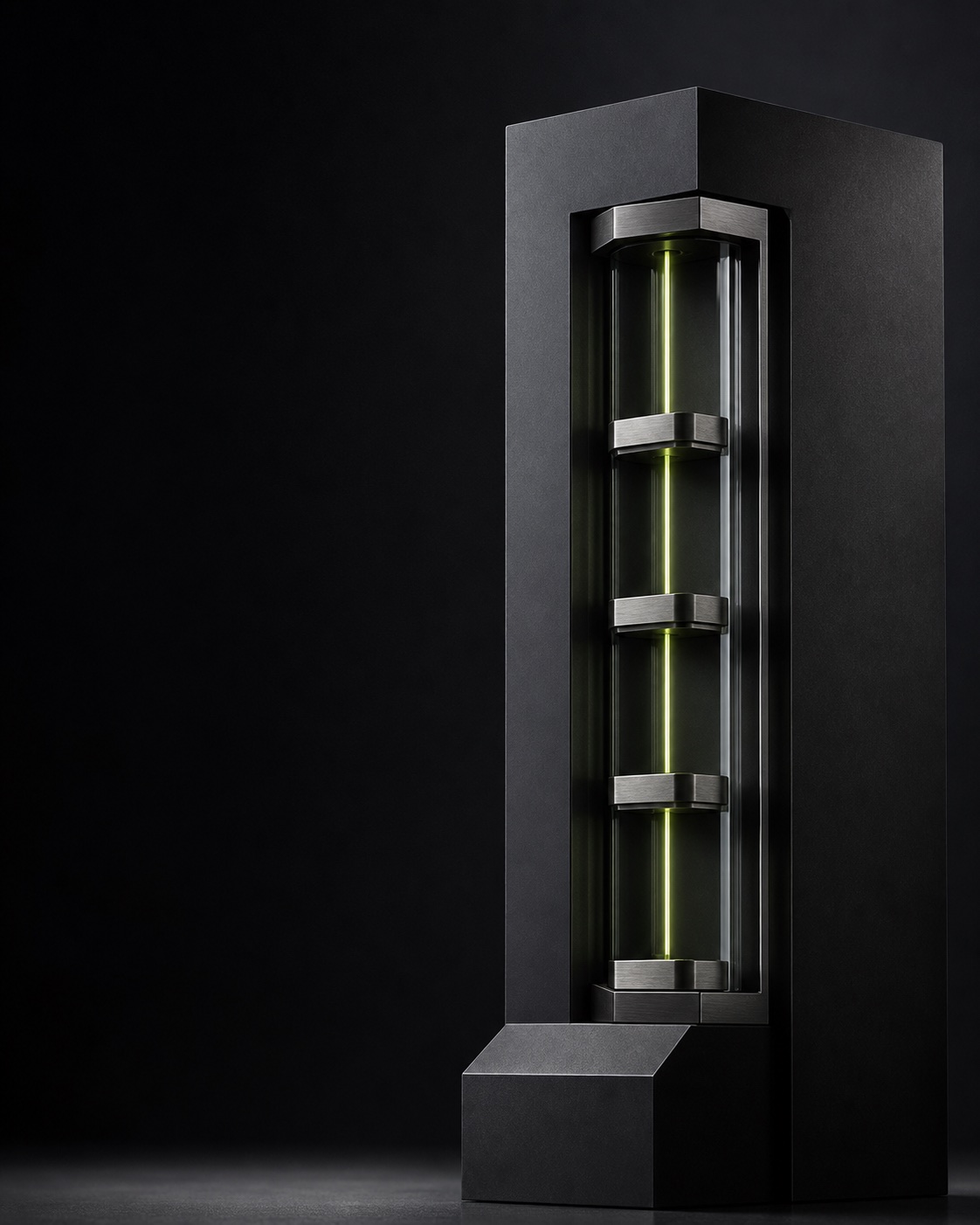 Four physical gates inside a protected graphite enclosure